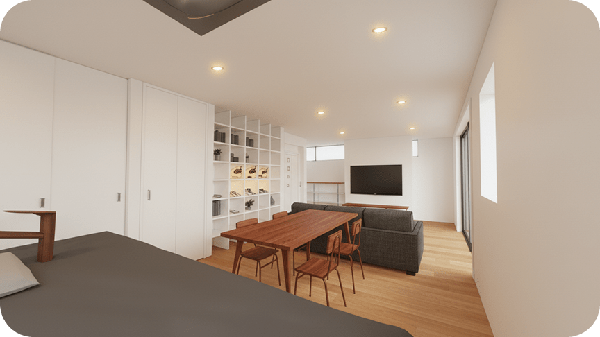 ご夫婦の願いを叶えた「家事負担ゼロ」宣言の住まい