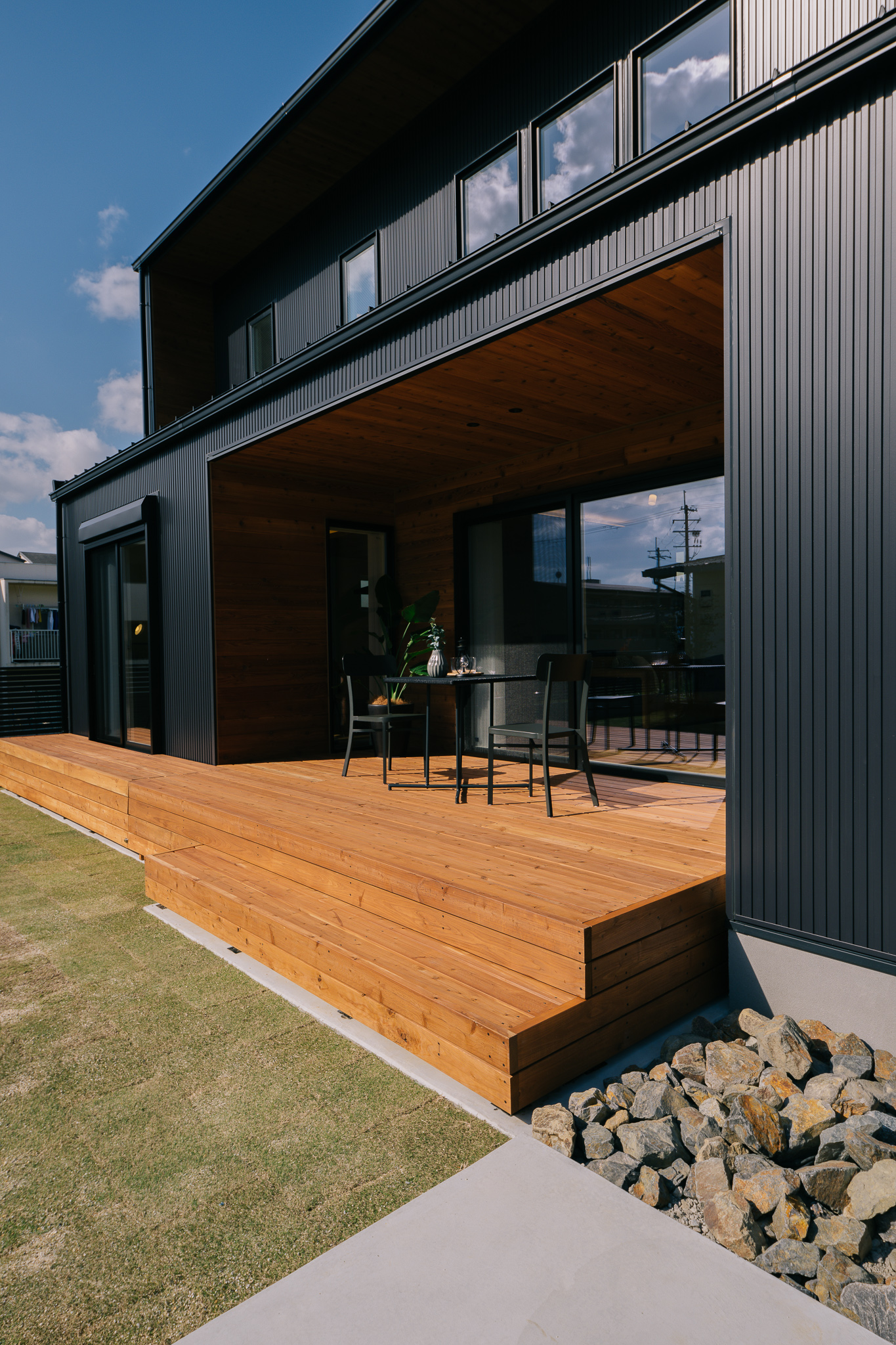 あこがれのウッドデッキ