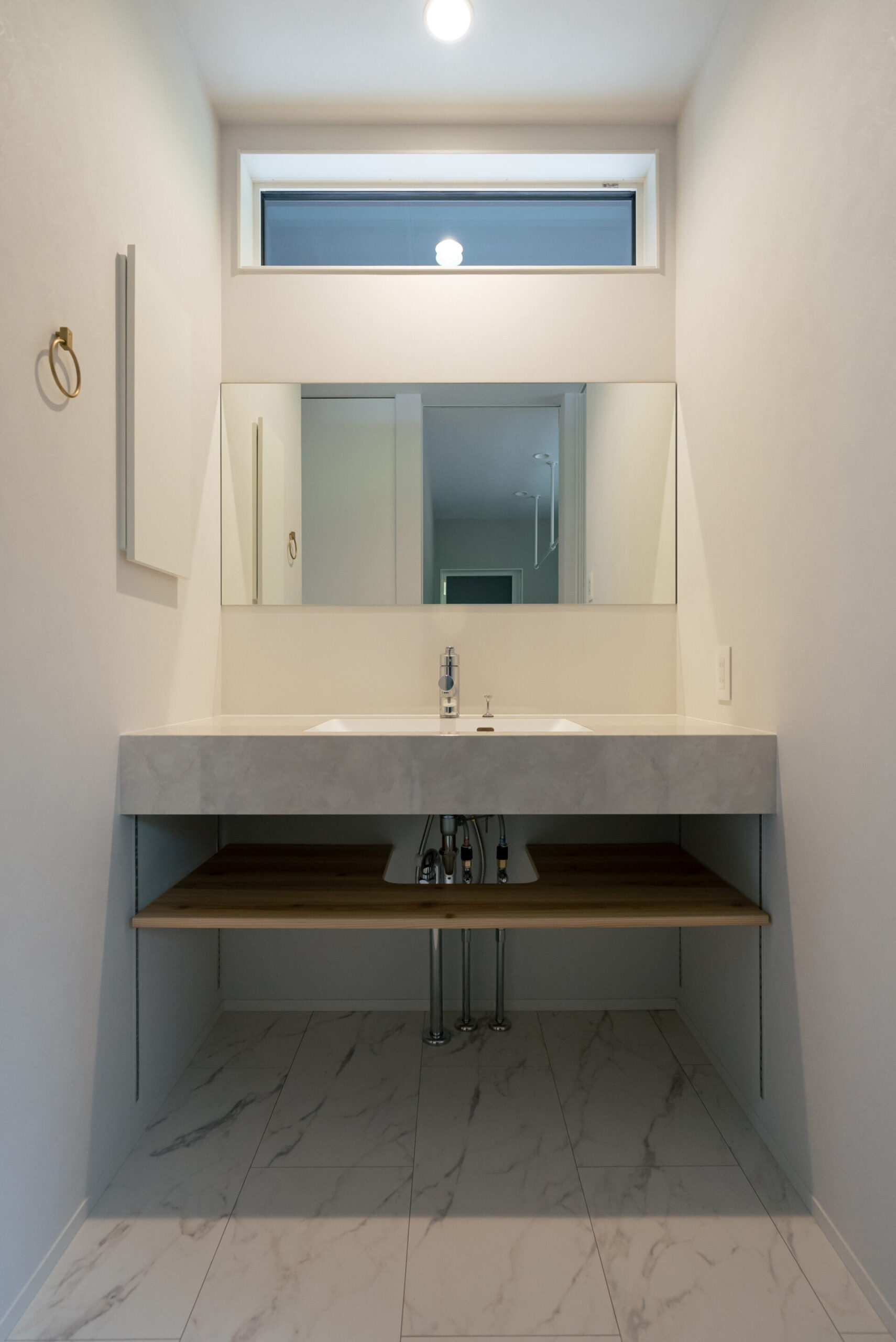 洗面所の新設計